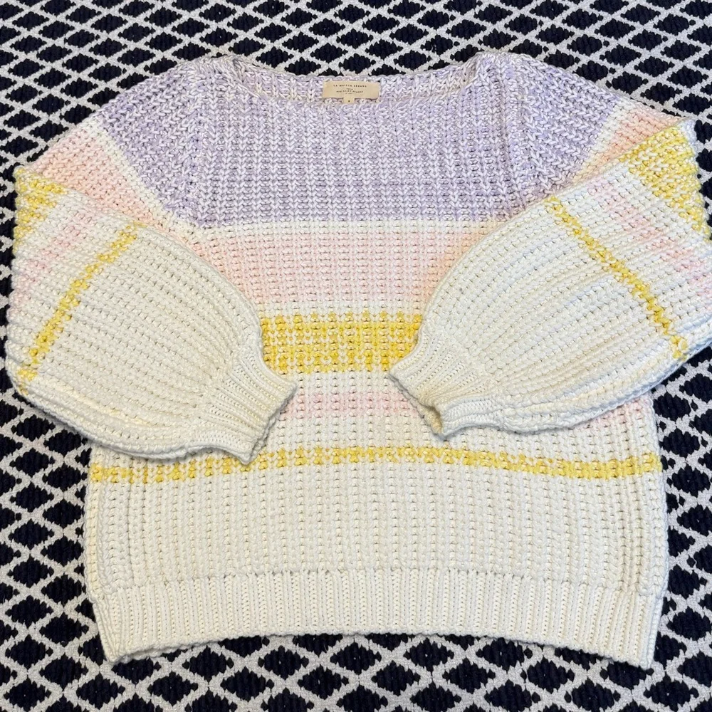 Sezane Multi Colored Sweater - Picture 2 of 3